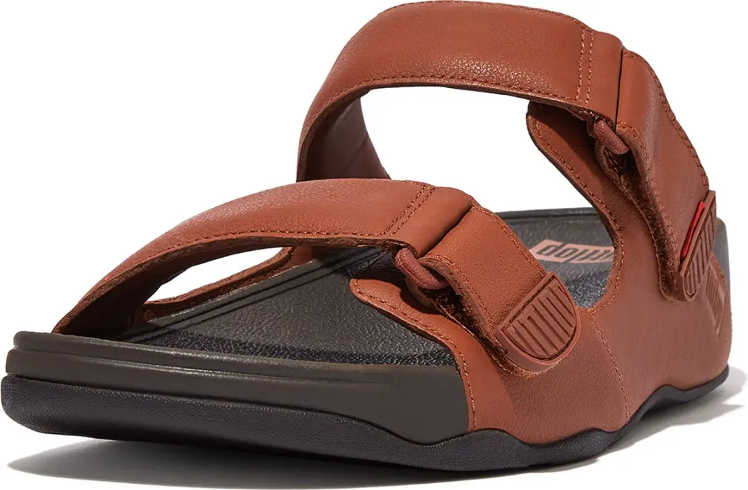 FitFlop Gogh Moc Slide Teenslipper - Maat 41 - Bruin - afbeelding 4 van 6