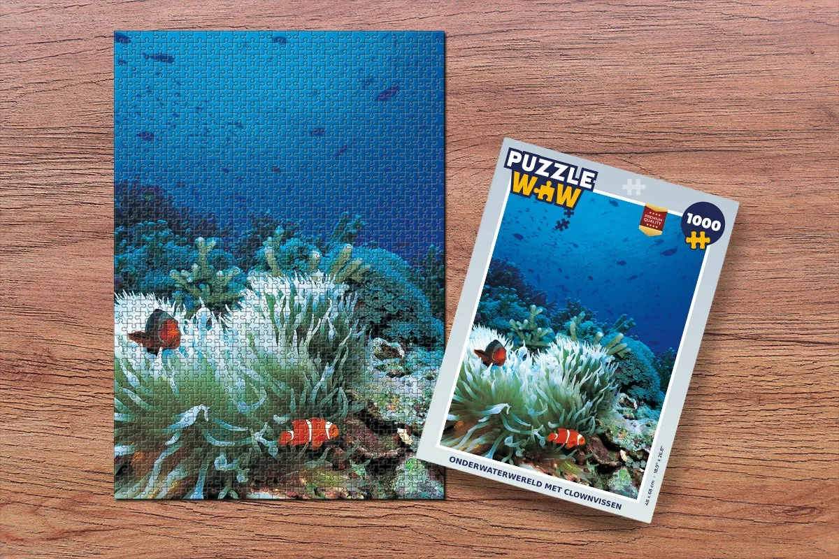PuzzleWow Onderwaterwereld Legpuzzel 1000 Stuks - Multicolor