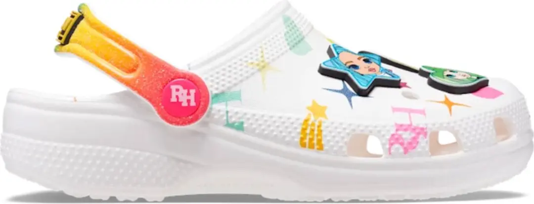Crocs Classic Rainbow High Clog Unisex Kids 208117-90H Wit-28/29