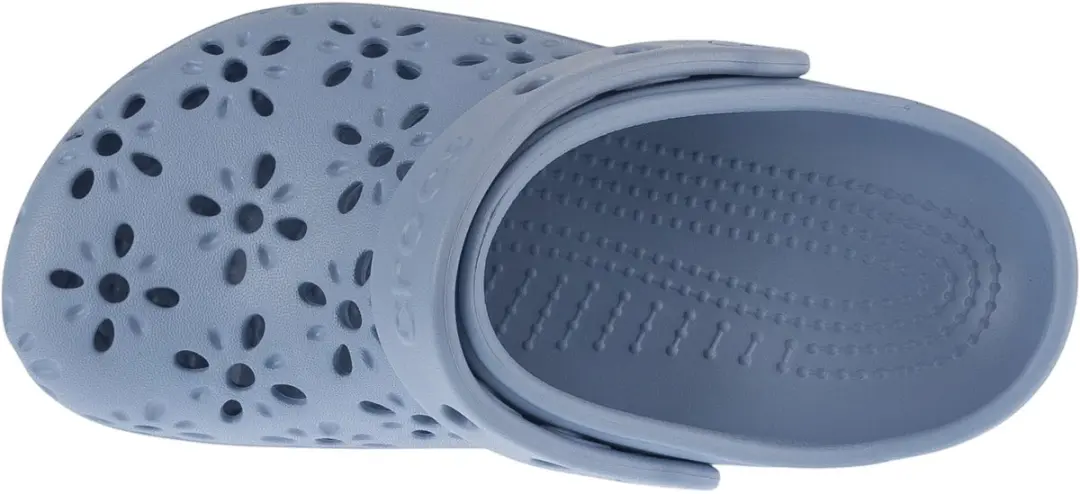 Crocs Classic Floral Cut Out Clog Kids - Blauw 30/31 - afbeelding 3 van 5