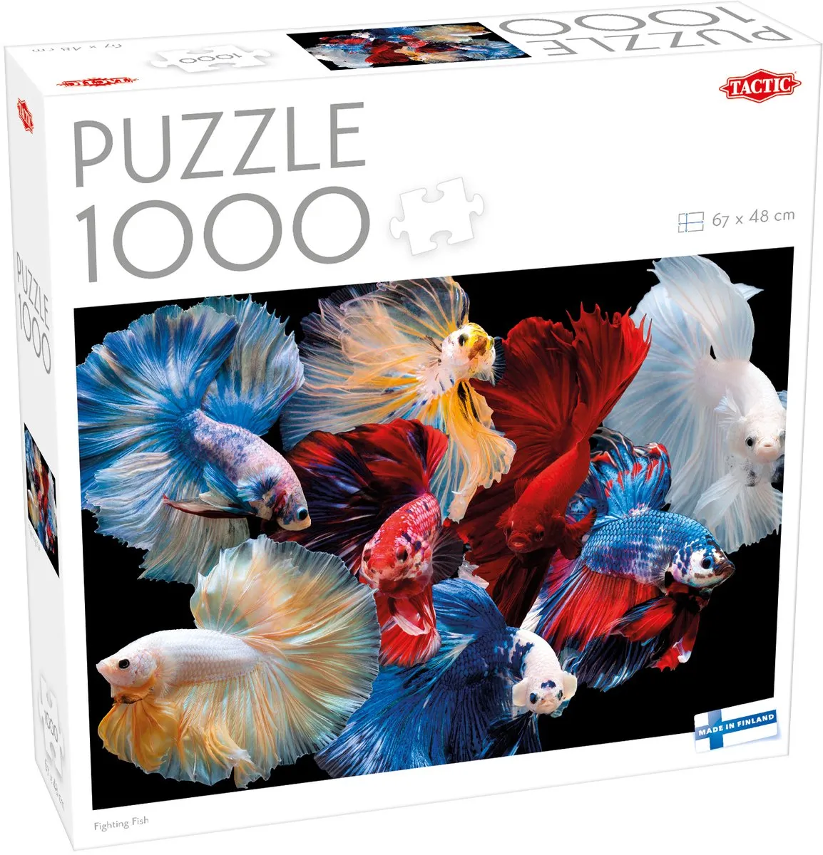Tactic Puzzel Animals: Fighting Fish 1000 Stuks - Multicolor