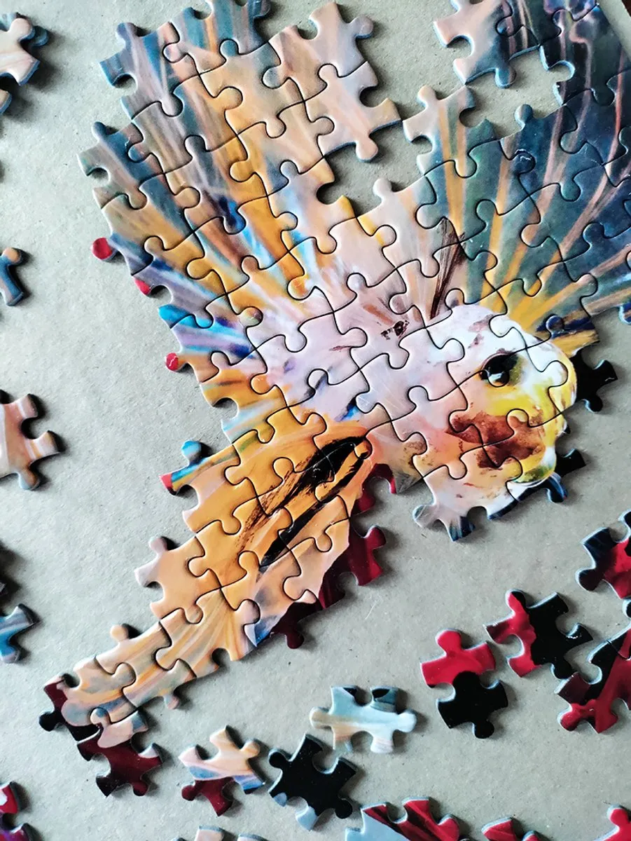 Tactic Puzzel Animals: Fighting Fish 1000 Stuks - Multicolor