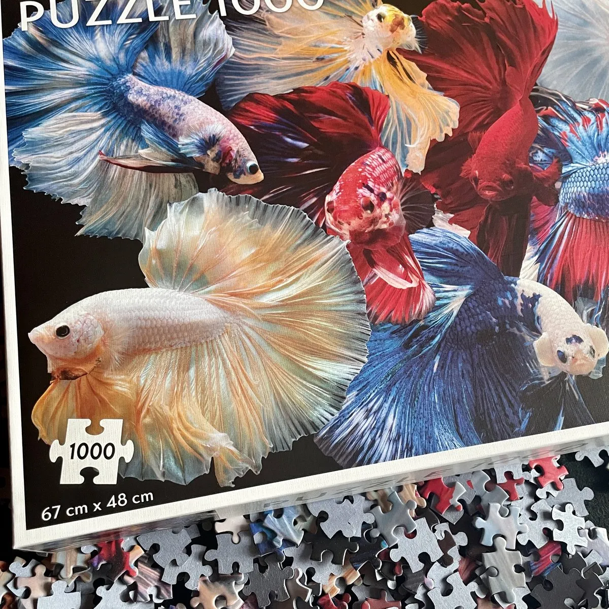 Tactic Puzzel Animals: Fighting Fish 1000 Stuks - Multicolor