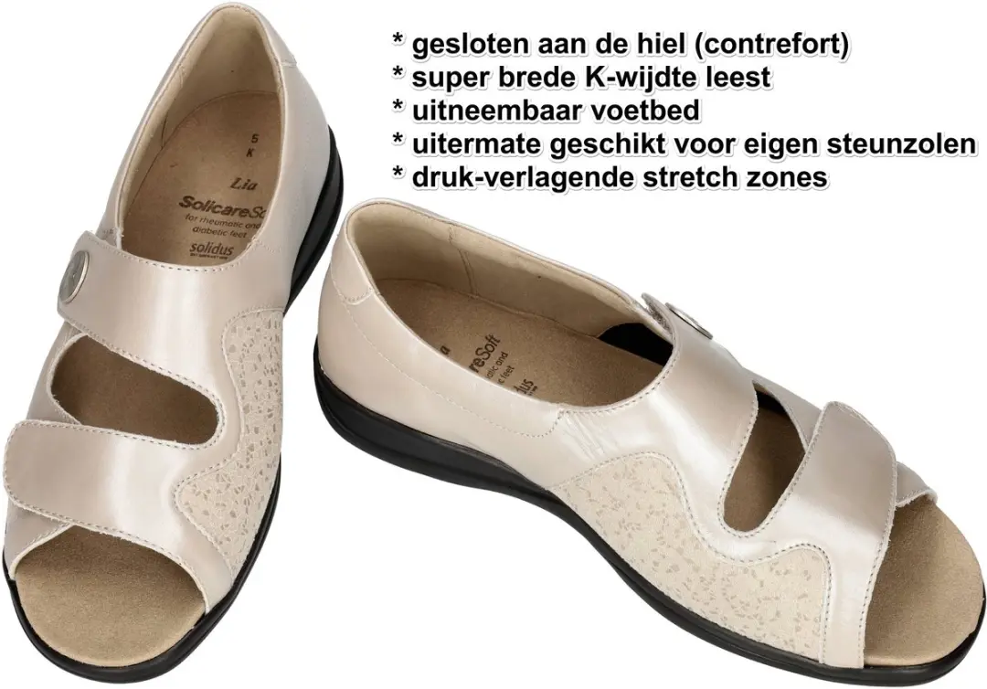 Solidus Lia 501 Sandalen - 38 - Zandkleur - afbeelding 3 van 6