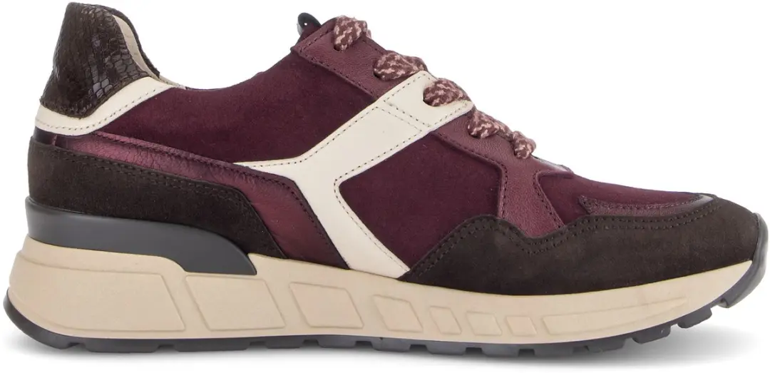 Gabor Sneakers 102410 - Bordeauxrood Suede - Maat 38 - afbeelding 2 van 6