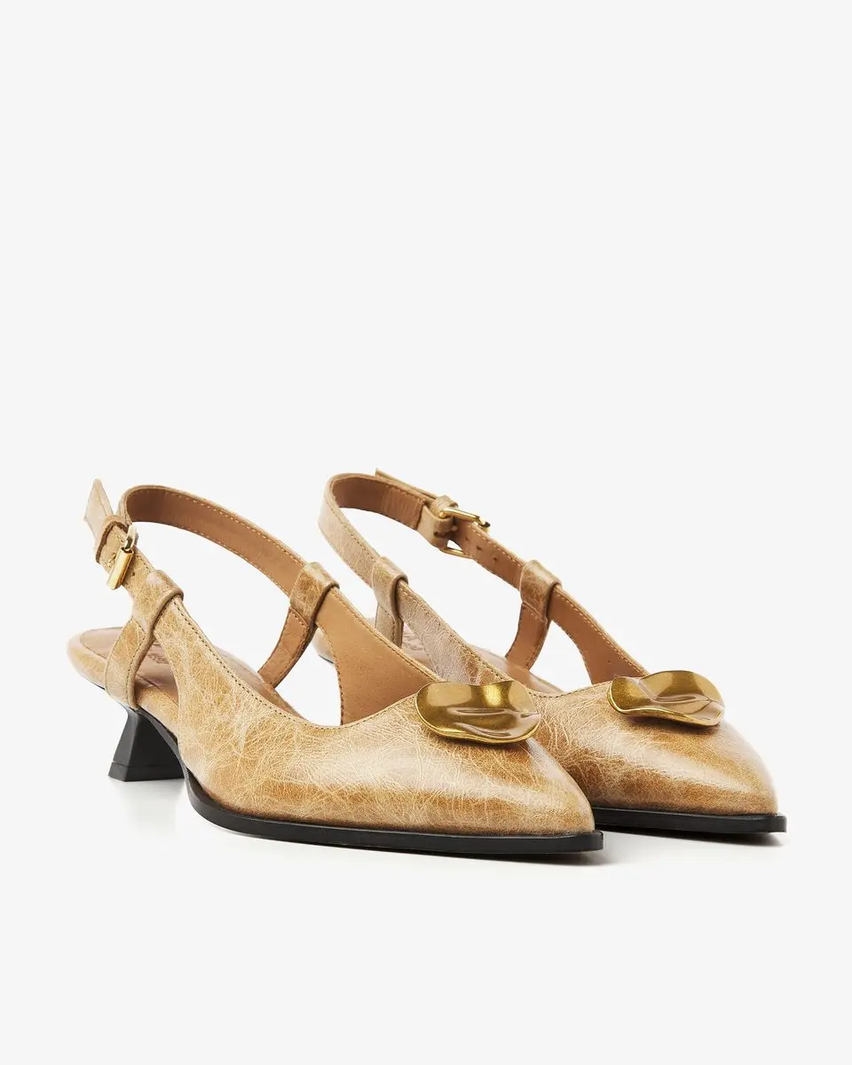 VIA VAI Lea Imani Slingbacks Dames - Cognac - Maat 39 - afbeelding 2 van 6