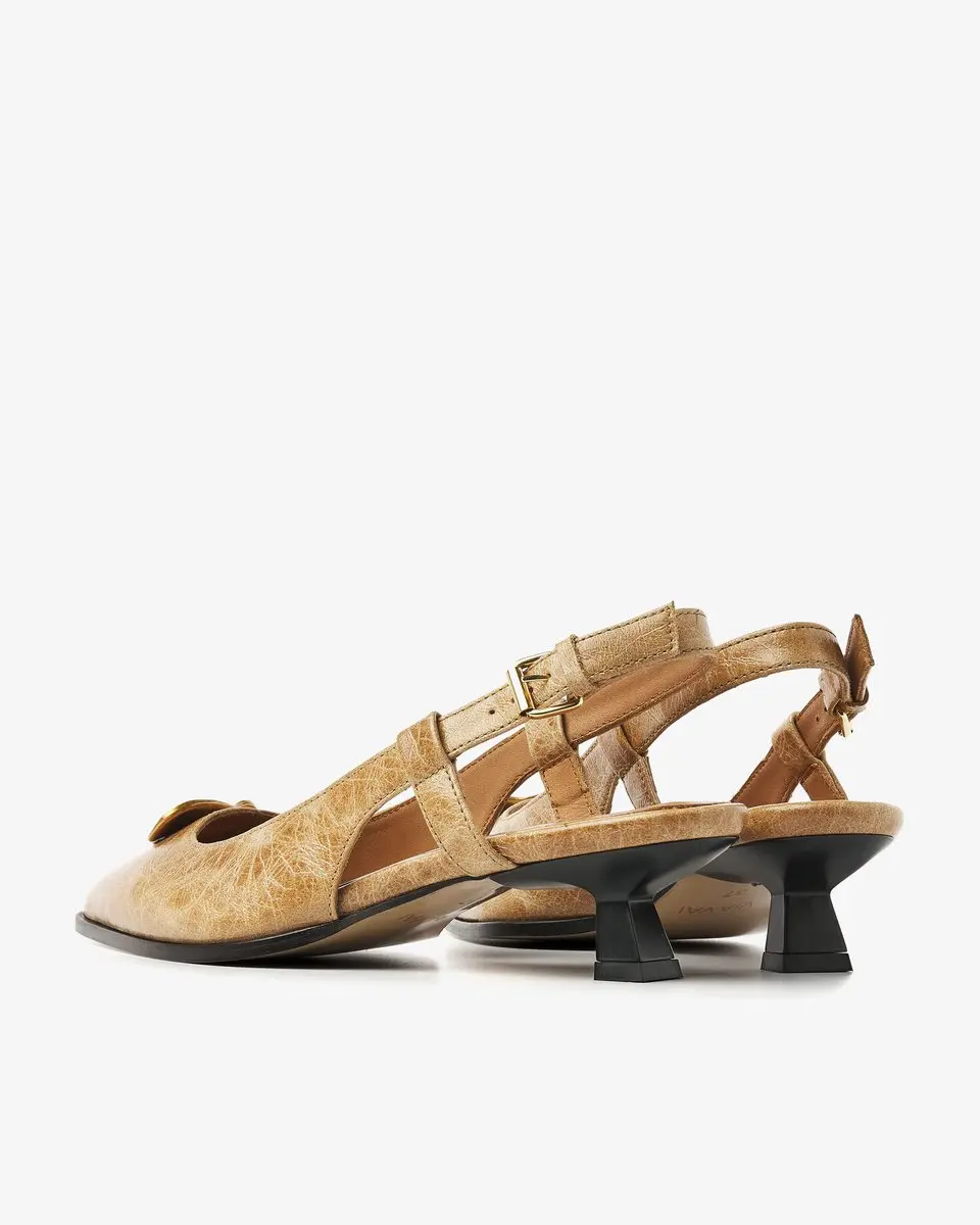 VIA VAI Lea Imani Slingbacks Dames - Cognac - Maat 39 - afbeelding 4 van 6