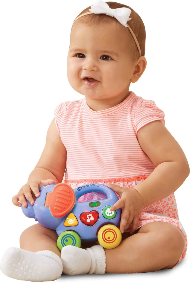 VTech Baby Speelpret Olifantje - Educatief Speelgoed - Multikleuren