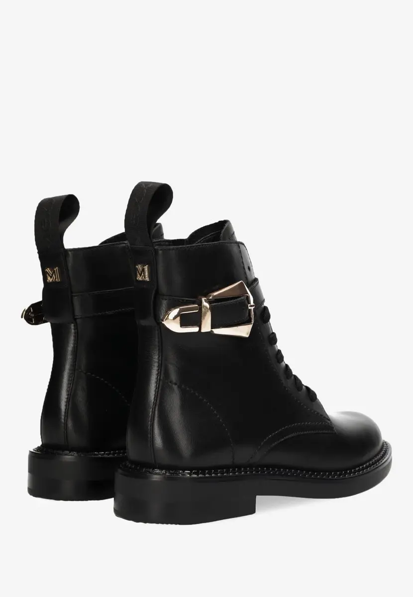 Mexx Phard Mabel Ankle Boot - Zwart/Goud - Maat 38