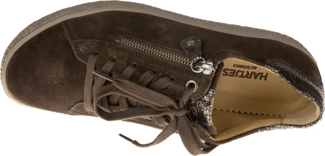 Hartjes Phil Shoe Dunkelbraun Dames Veterschoenen - Maat 40