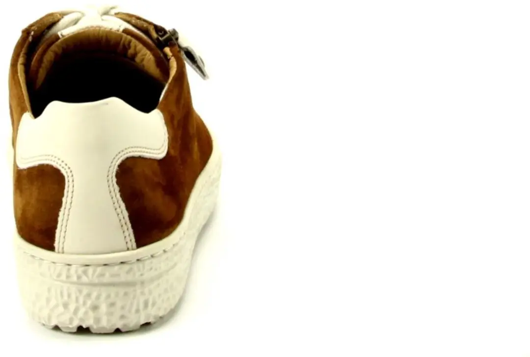 Hartjes Phil Sneakers Bruin Suede Dames - 36.5 - afbeelding 3 van 4
