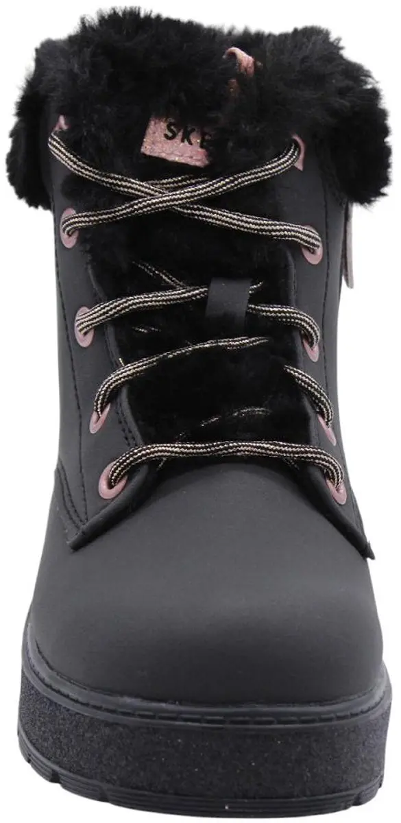 Skechers Street Glitz Veterschoenen - Zwart/Rose Gold - afbeelding 6 van 6