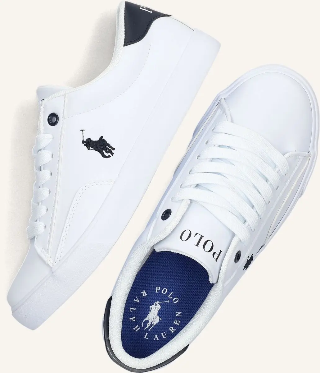 Polo Ralph Lauren Theron IV Sneakers - Wit - Maat 35 - afbeelding 3 van 6
