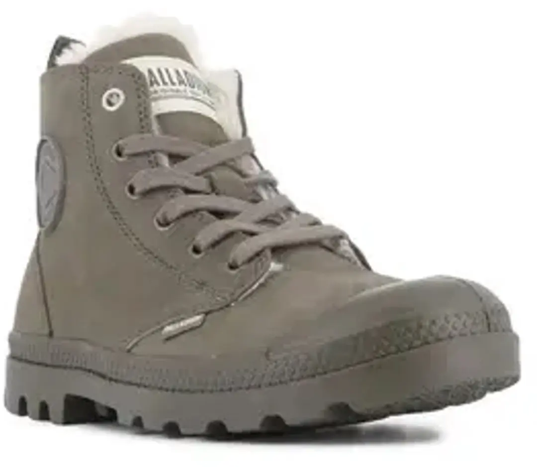 Palladium Pampa Hi Zip WL Dames Sneakers - Beige - Maat 40 - afbeelding 2 van 6