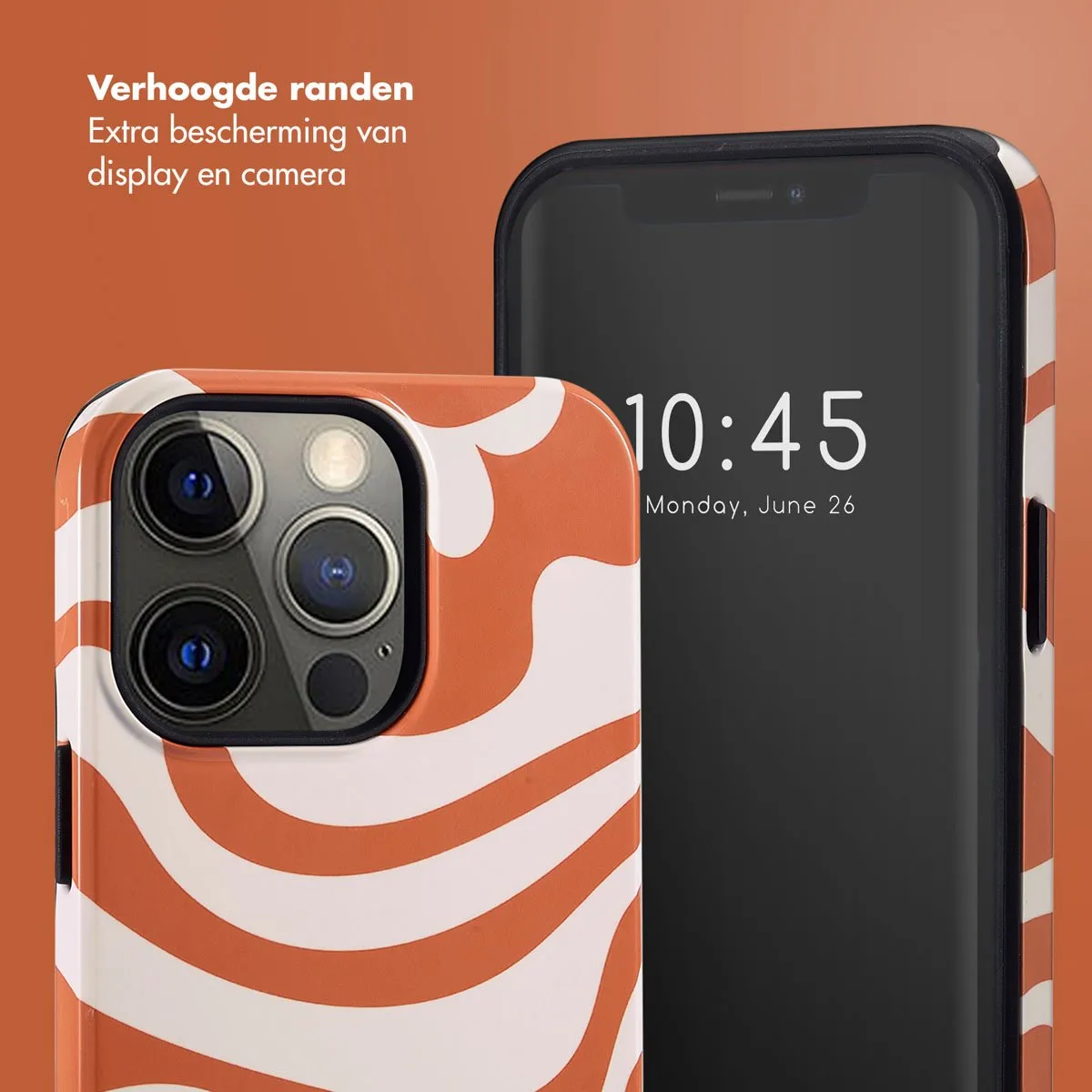 Selencia Hoesje iPhone 13 Pro Dream Swirl Orange