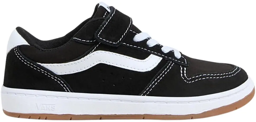 Vans Ryland LS Sneakers Junior 28 - Zwart/Wit - afbeelding 4 van 6
