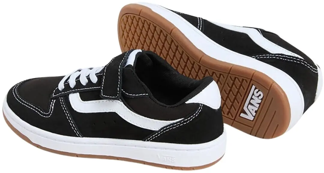 Vans Ryland LS Sneakers Junior 28 - Zwart/Wit - afbeelding 3 van 6
