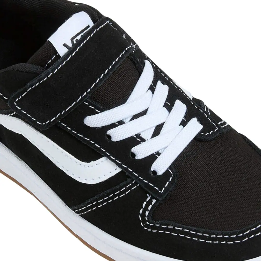 Vans Ryland LS Sneakers Junior 28 - Zwart/Wit - afbeelding 2 van 6
