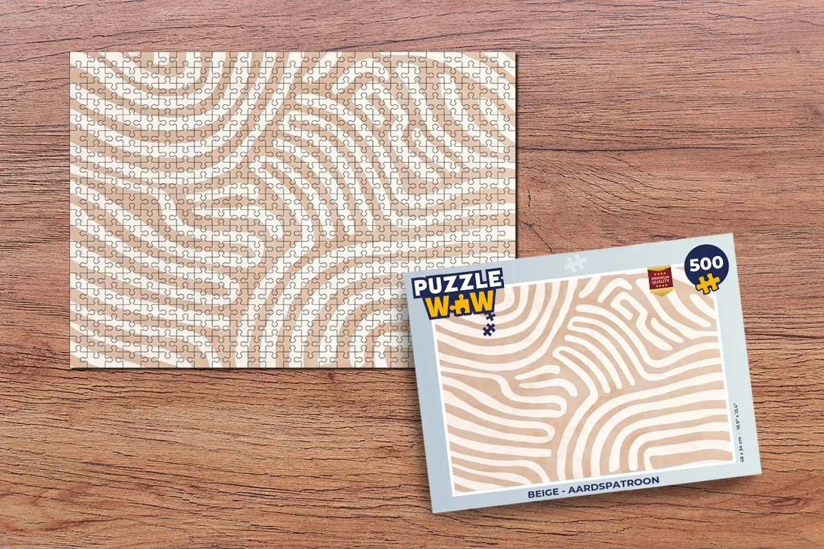 PuzzleWow Legpuzzel 500 Stuks - Aardspatroon