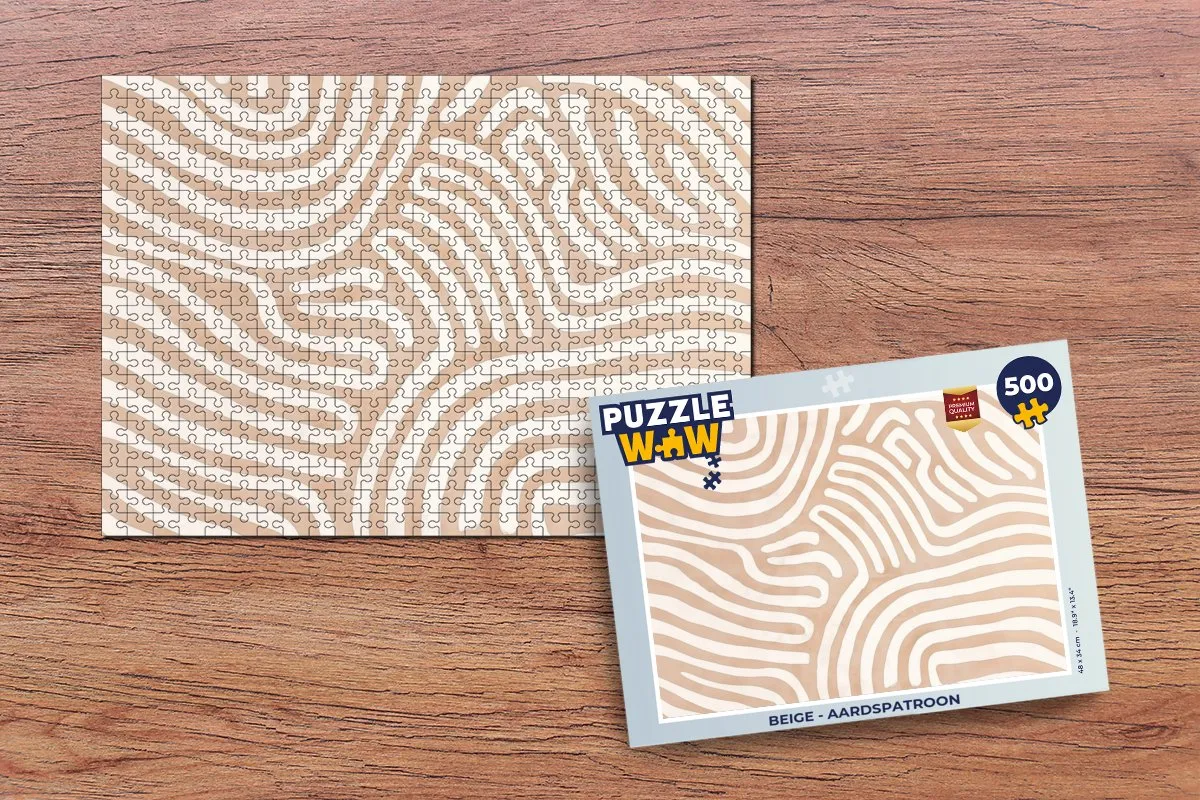 PuzzleWow Legpuzzel 500 Stuks - Aardspatroon
