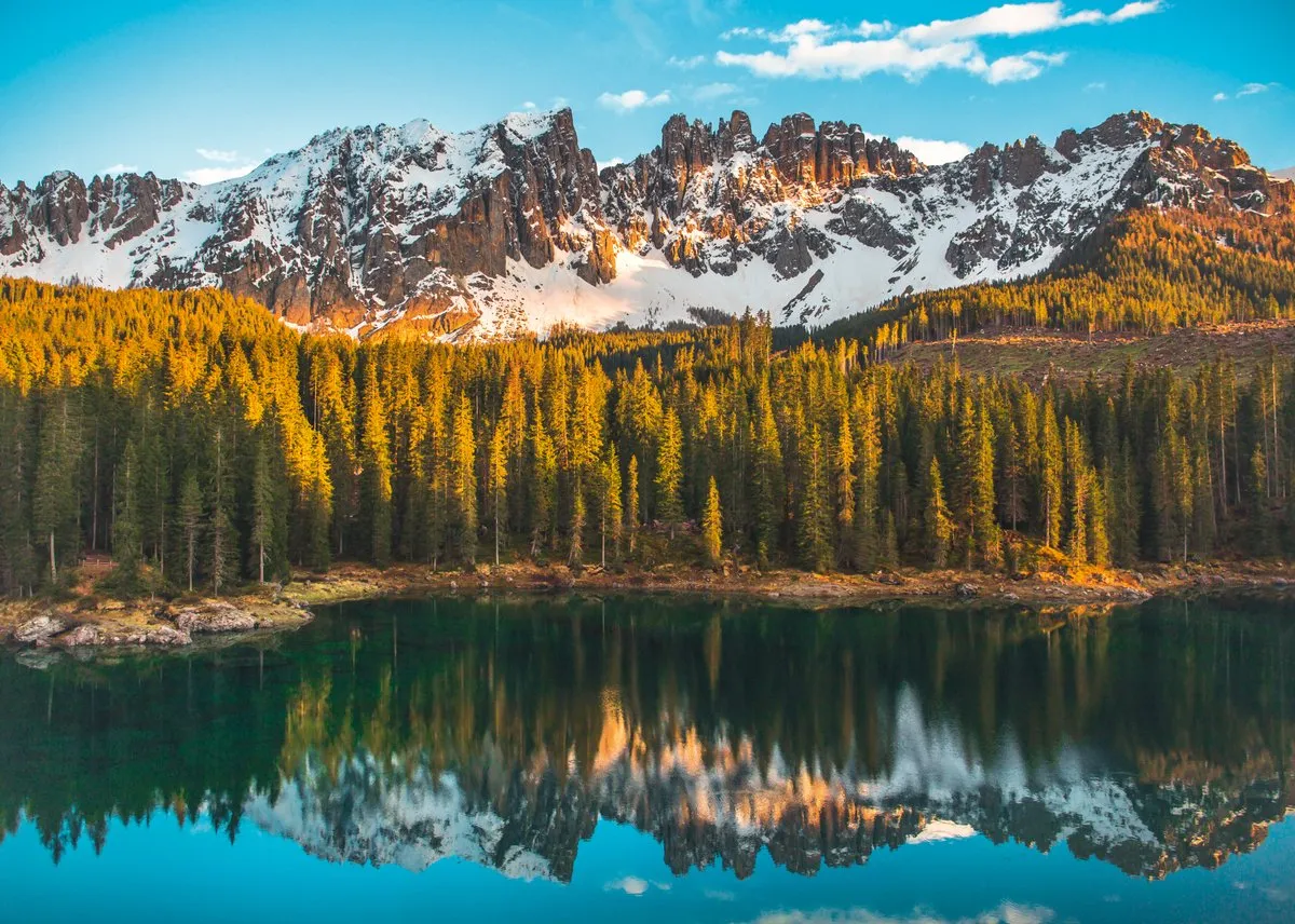 Ravensburger Italian Landscapes Lago di Carezza Legpuzzel 1000 Stuks - Multicolor
