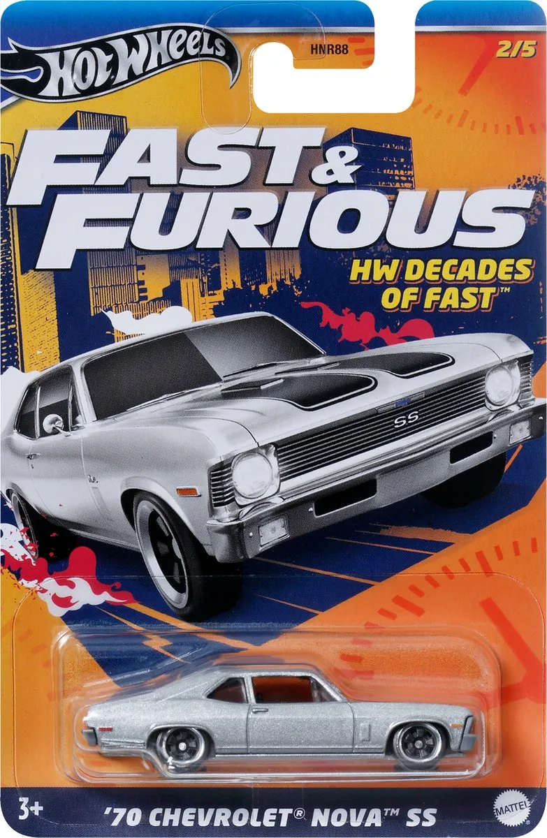 Hot Wheels HRW42 Chevrolet Nova SS 2/5 Speelgoedauto