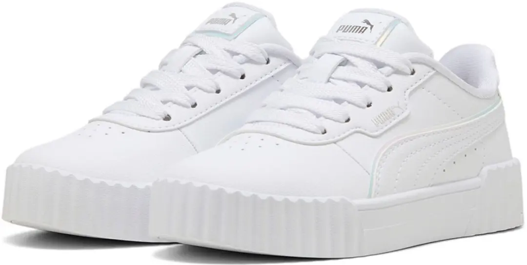 PUMA Carina 3.0 Holo 2.0 Ps Schoenen 28 - Wit - afbeelding 2 van 6