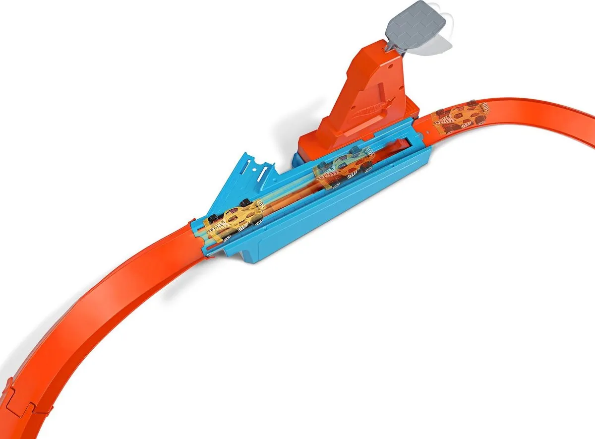 Hot Wheels Action Rapid Raceway Champion GJM75 Speelset - 3 Baandelen - Multicolor