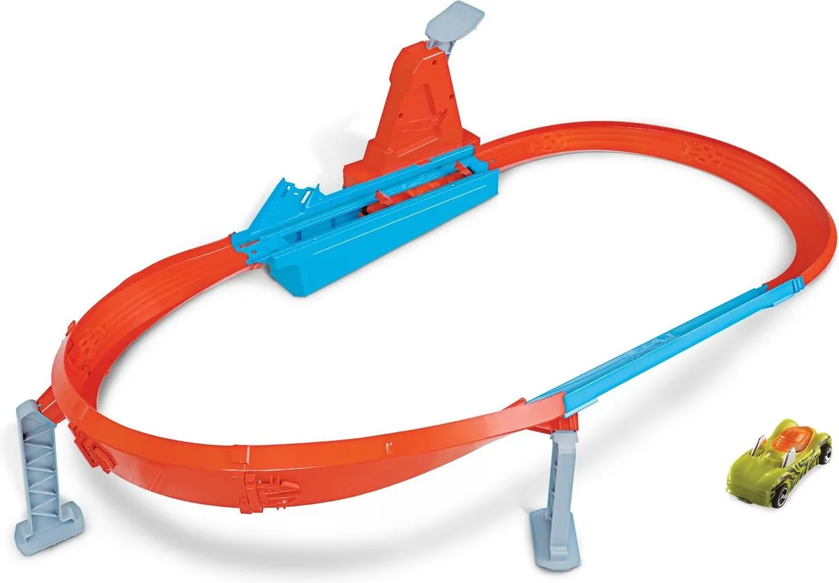 Hot Wheels Action Rapid Raceway Champion GJM75 Speelset - 3 Baandelen - Multicolor