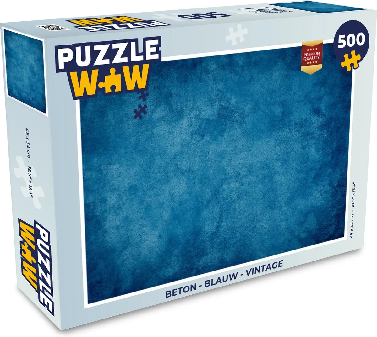PuzzleWow Vintage Industrieel Legpuzzel 500 Stuks - Multicolor
