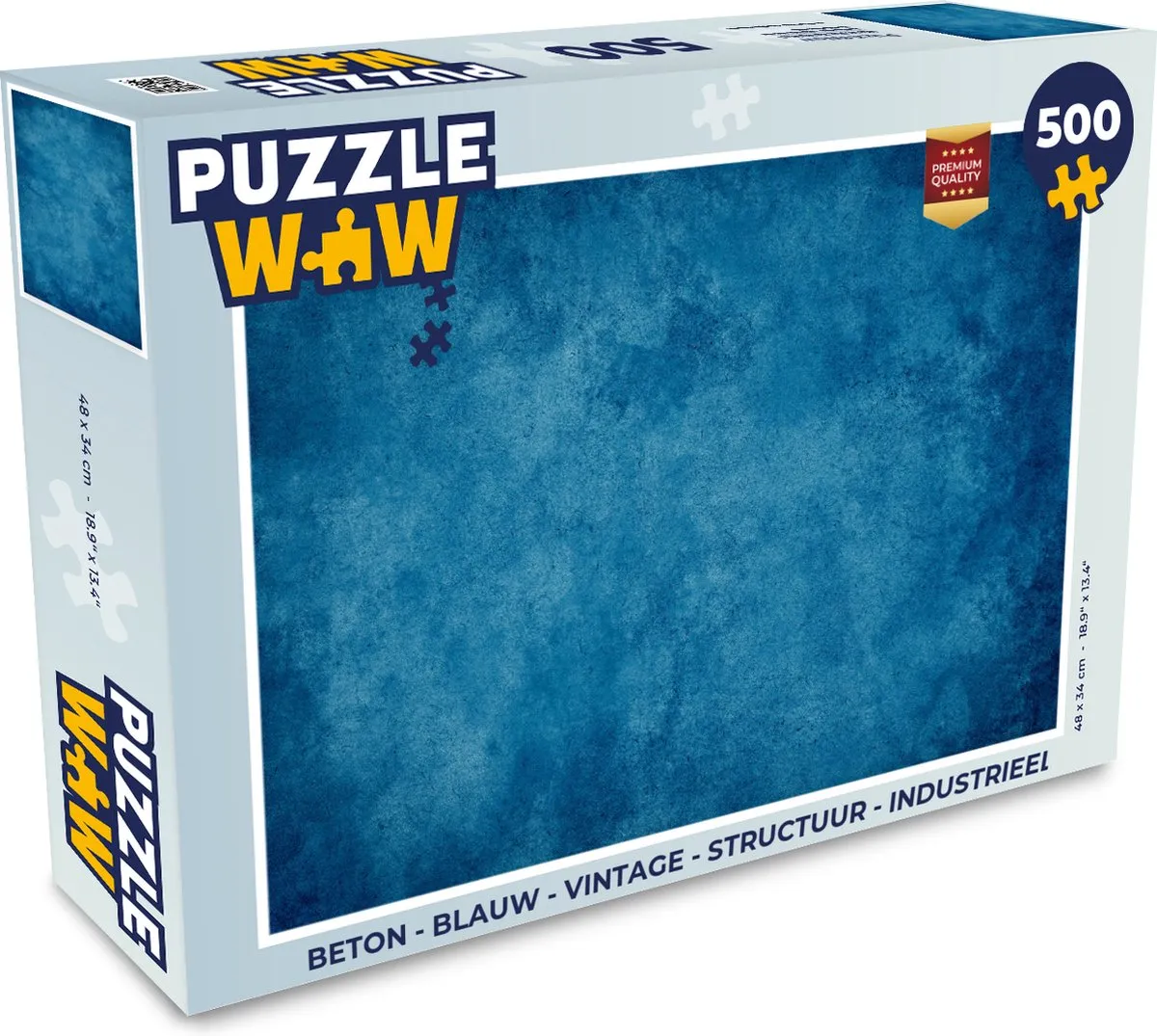 PuzzleWow Vintage Industrieel Legpuzzel 500 Stuks - Multicolor