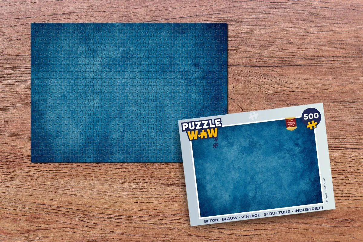 PuzzleWow Vintage Industrieel Legpuzzel 500 Stuks - Multicolor