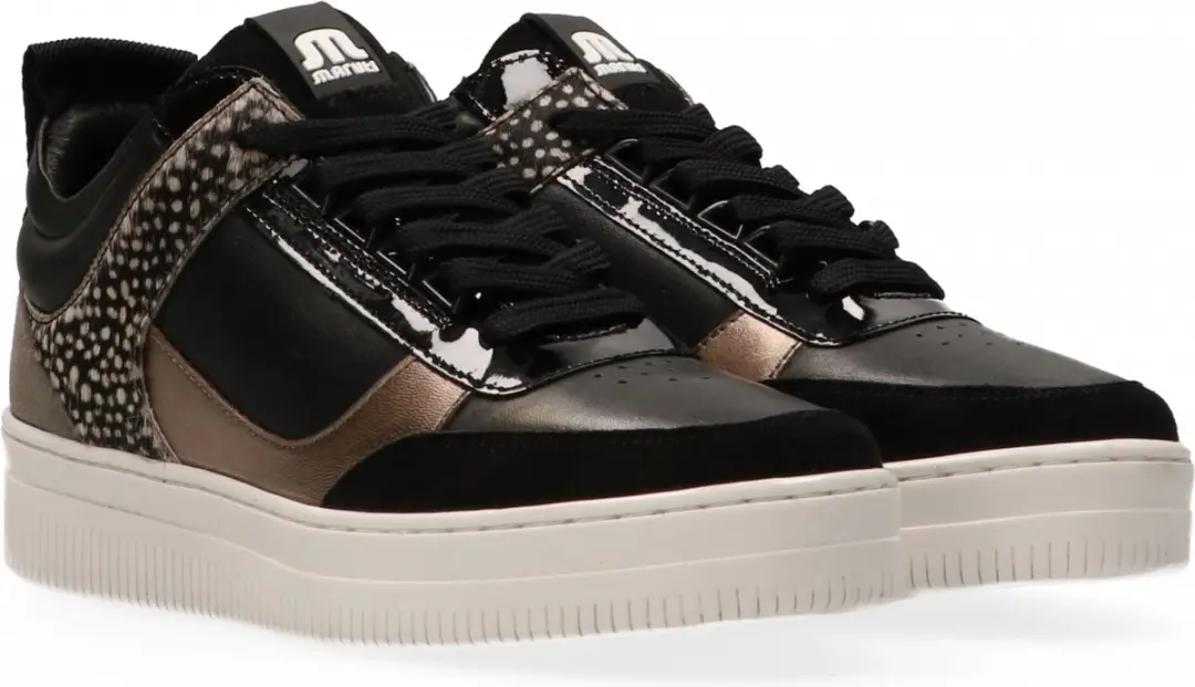Maruti Mel Sneakers - 37 - Zwart/Grijs/Bronze/Pixel - afbeelding 4 van 6