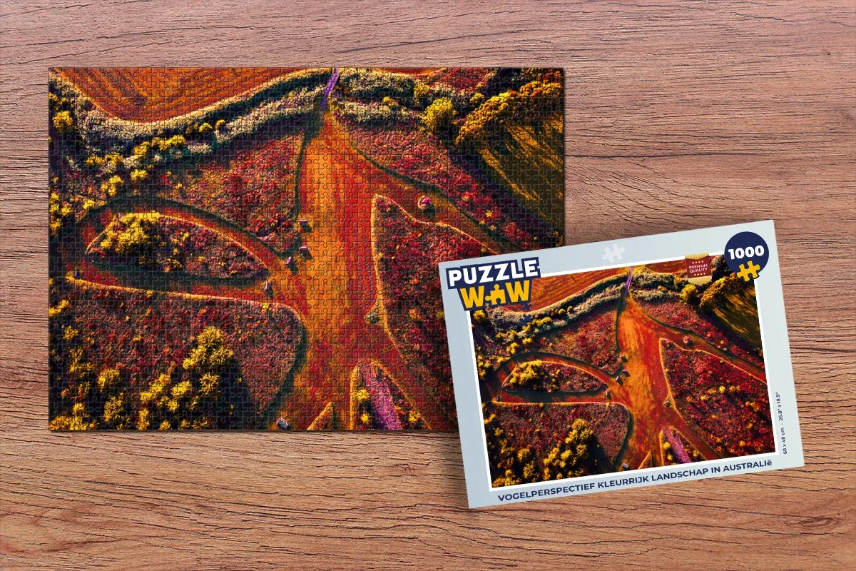 PuzzleWow Australië Legpuzzel 1000 Stuks - Multicolor