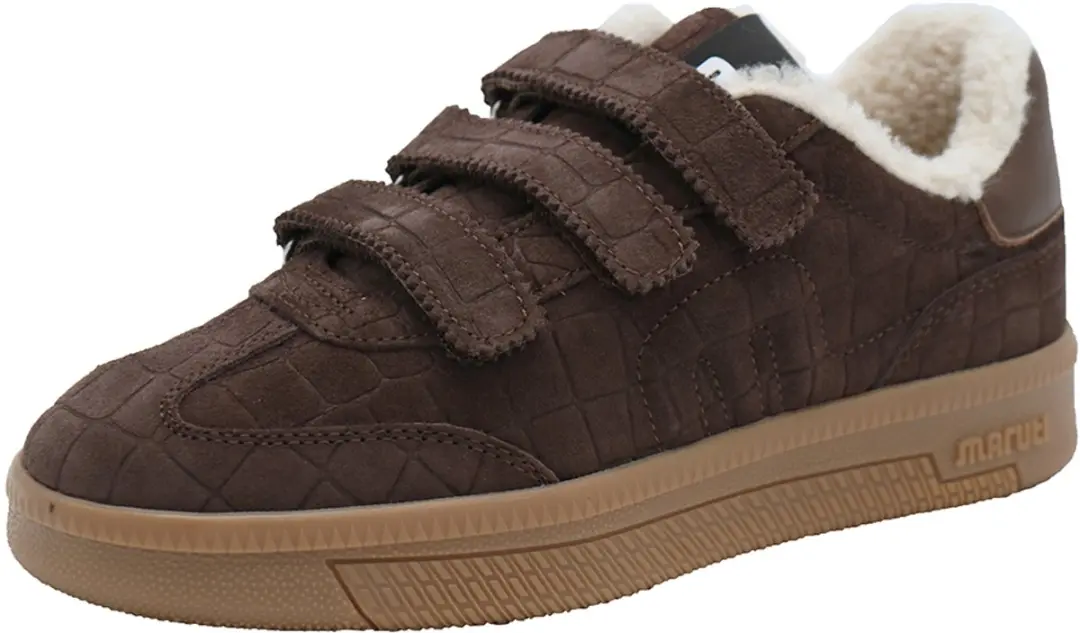 Maruti Yana Suede Sneakers - Dames Bruin 38 - afbeelding 3 van 6