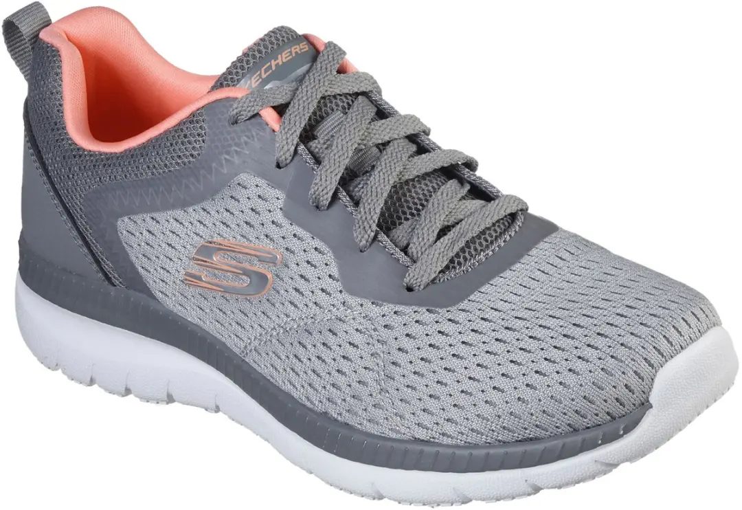 Skechers Bountiful Quick Path Dames Sneaker 12607 - Grijs - afbeelding 3 van 6