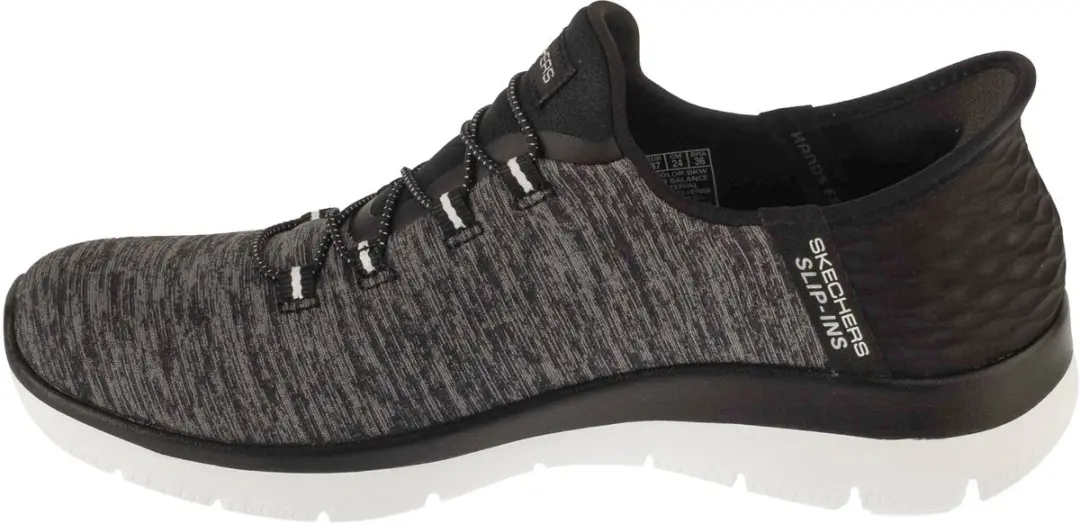 Skechers Summits Dazzling Haze Sneakers 149937-BKW - Zwart - afbeelding 2 van 5