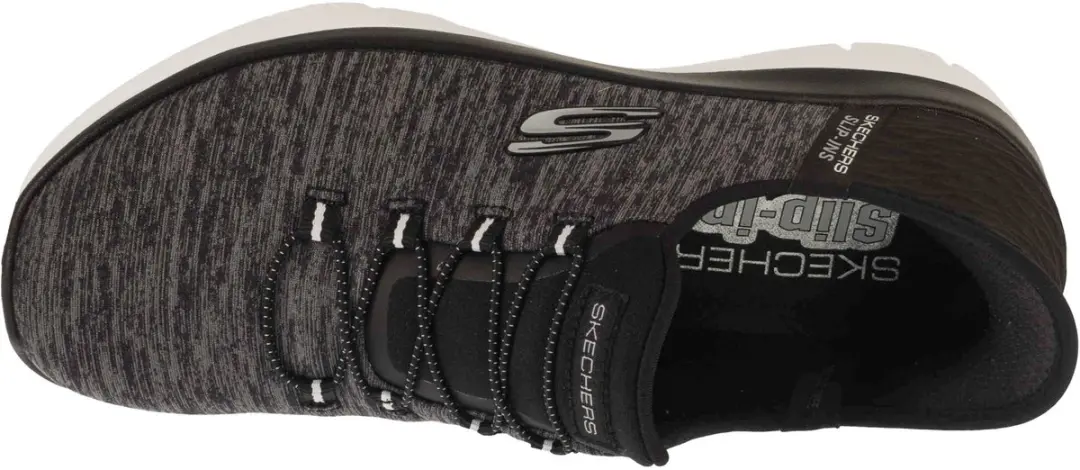 Skechers Summits Dazzling Haze Sneakers 149937-BKW - Zwart - afbeelding 3 van 5