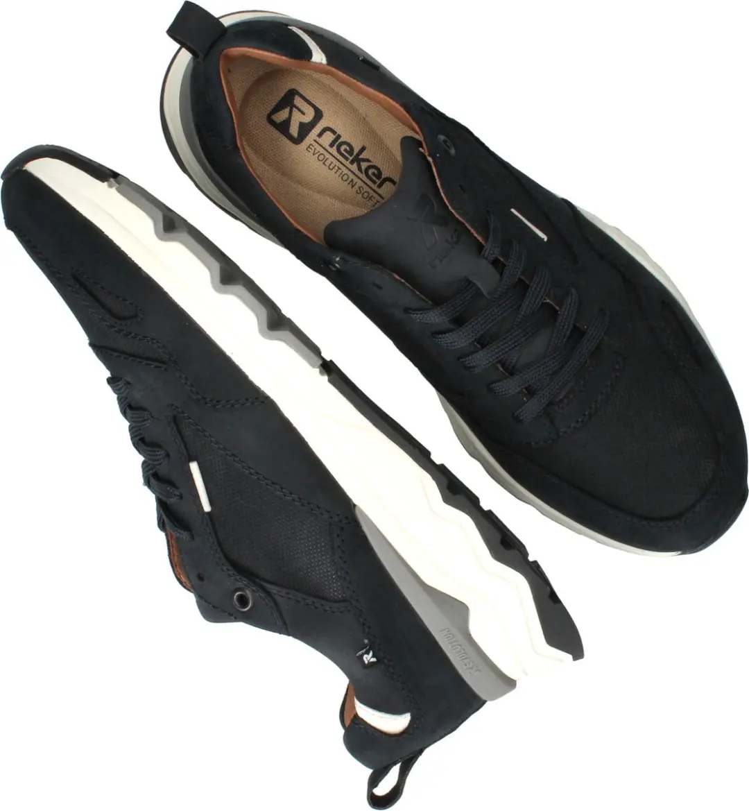 Rieker Sport Sneakers Heren - Blauw 41 - afbeelding 4 van 6