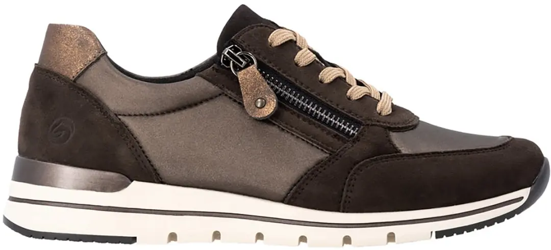 Remonte R6700 Dames Sneakers - Bruin - Suede - Maat 41