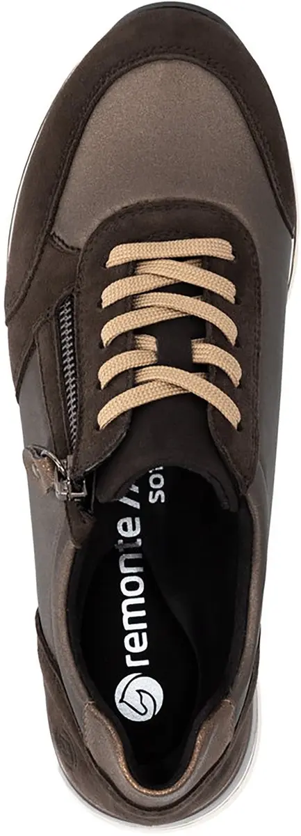 Remonte R6700 Dames Sneakers - Bruin - Suede - Maat 41
