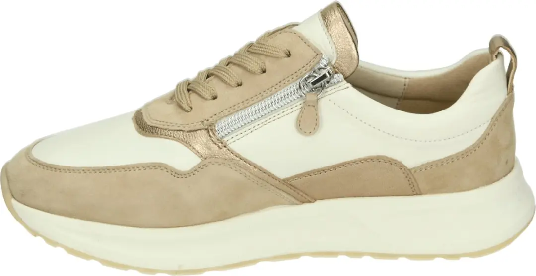 Sioux SUNIVLA-702-J Lage Sneakers - Wit/Beige - Maat 40 - afbeelding 3 van 4