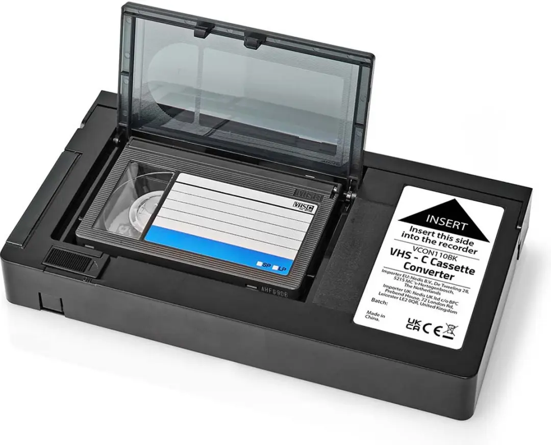 Nedis VCON110BK VHS-C naar VHS Converter - Zwart - afbeelding 3 van 6
