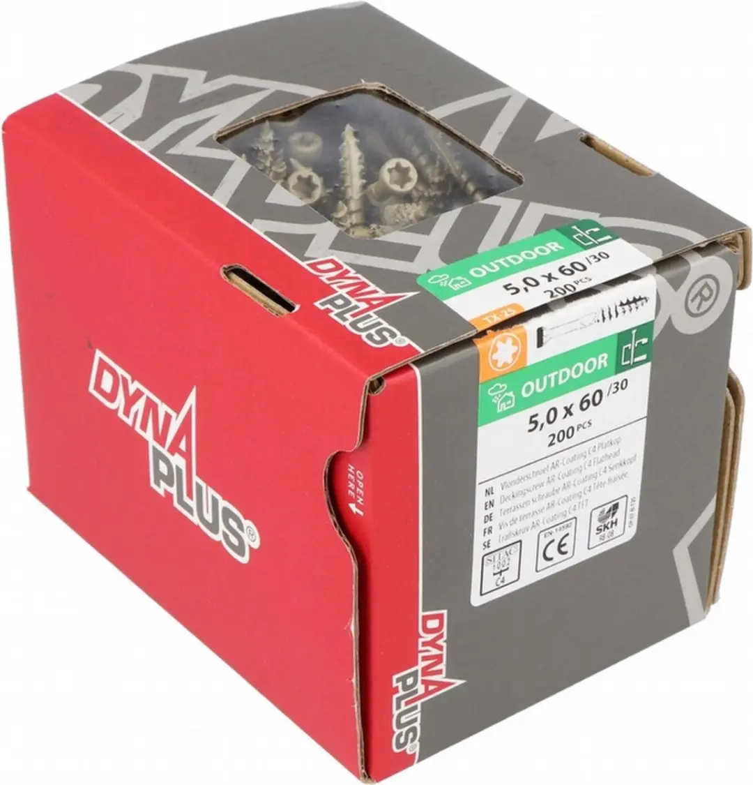 Dynaplus Xtreme Vlonderschroeven Torx 25 5x70mm - 200 Stuks - AR-Coating - Brons - afbeelding 6 van 6