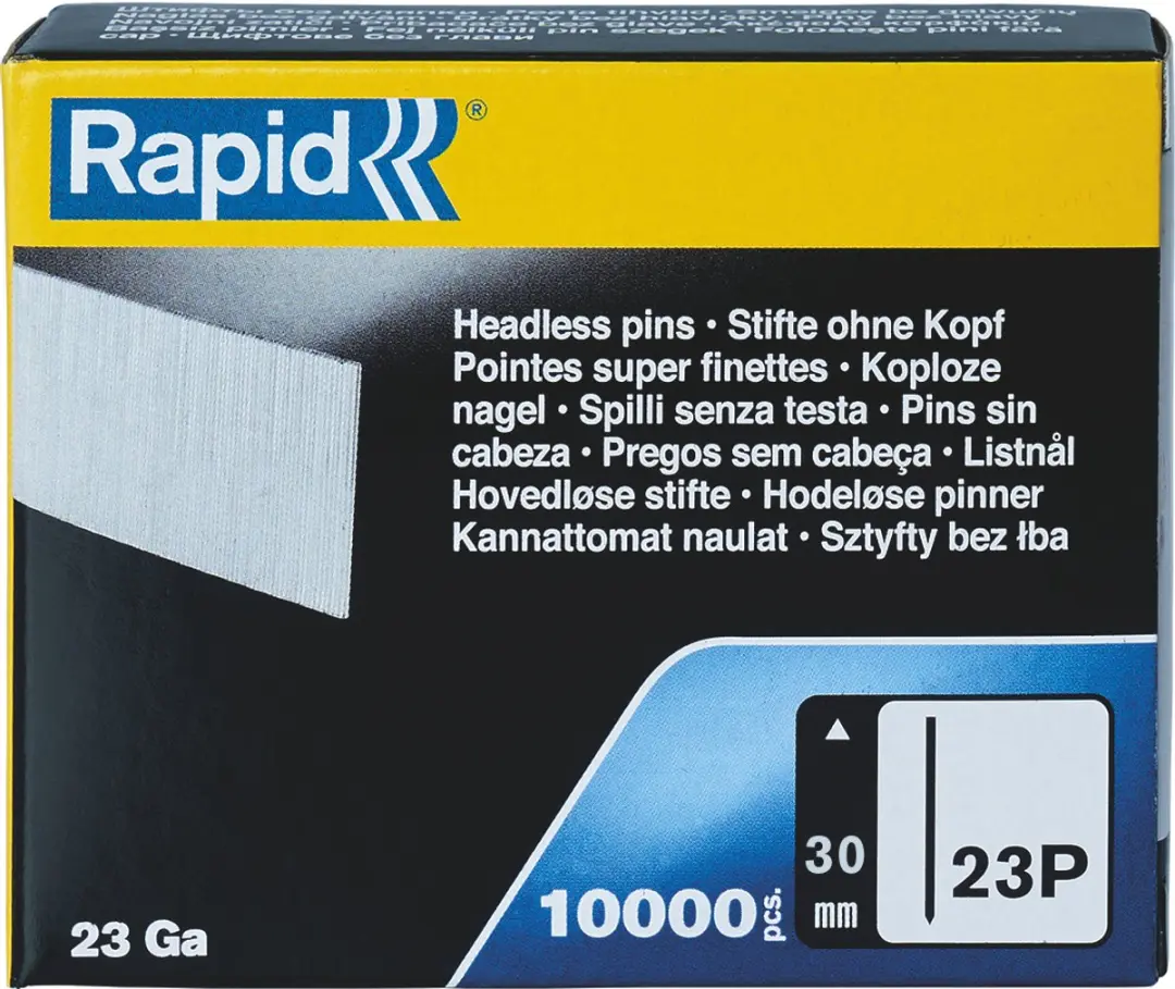 Rapid Micro-Pins 23P/30mm 10.000 Stuks - o.a. Staal - afbeelding 2 van 2