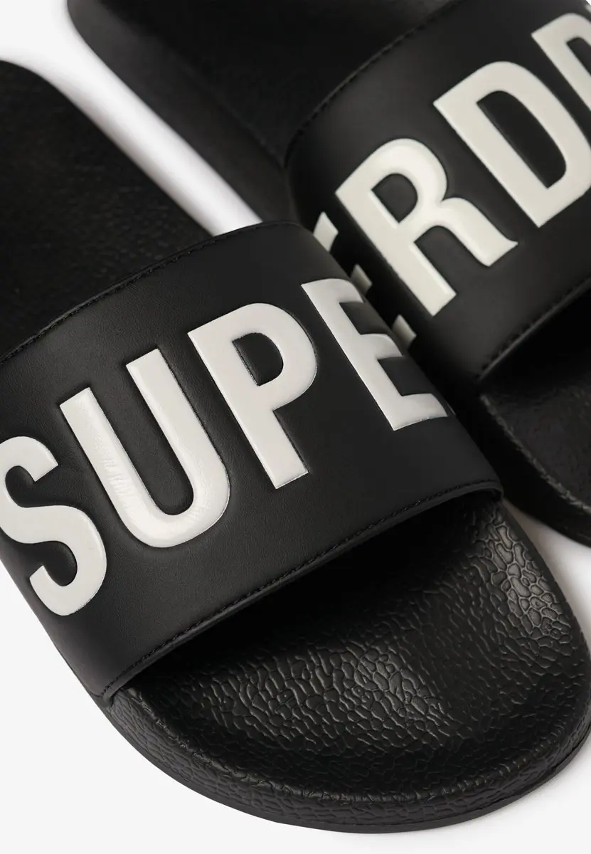 Superdry Pool Badslippers - Zwart - afbeelding 4 van 6