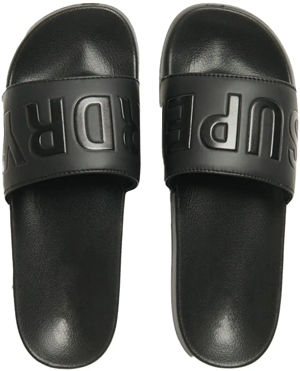 Superdry Pool Badslippers - Zwart - afbeelding 6 van 6