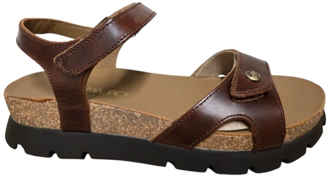 Panama Jack Sulia Clay B1 Cuero Bark Sandalen