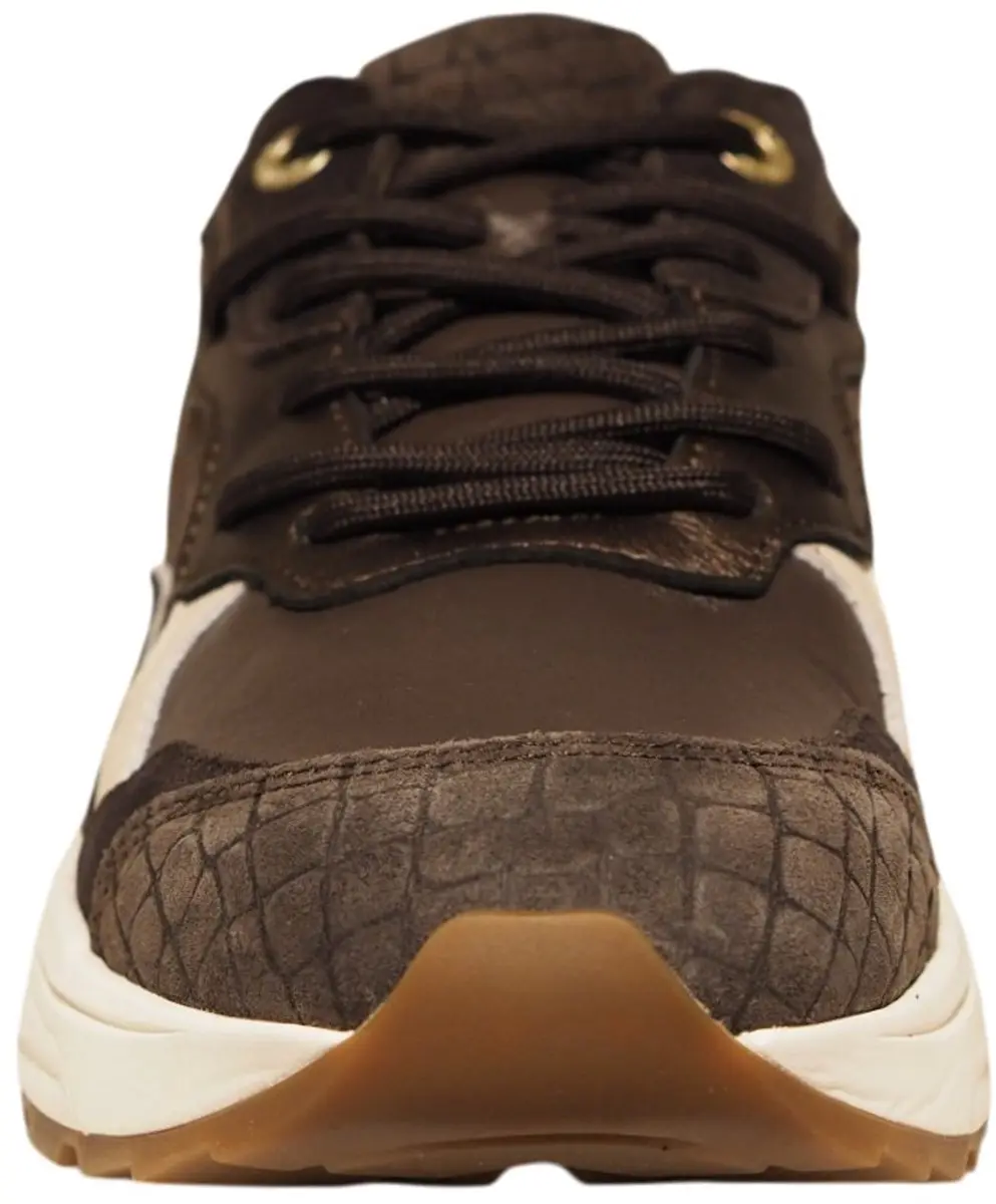 Xsensible Rainbow Stretchwalker GX Sneakers Dames - Bruin 38