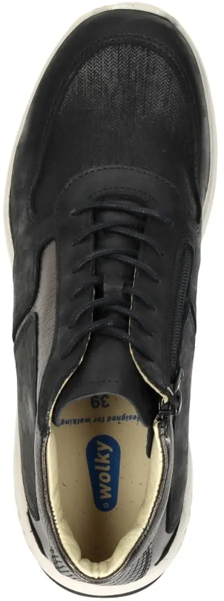 Wolky Pep Veterschoenen Hoog 38 - Zwart